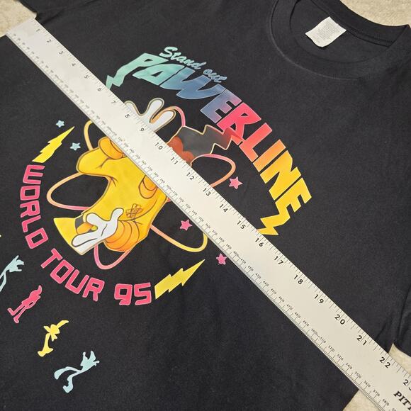Powerline Stand Out World Tour '95 Goofy Movie T-SHIRT- Men's Large - Picture 4 of 7